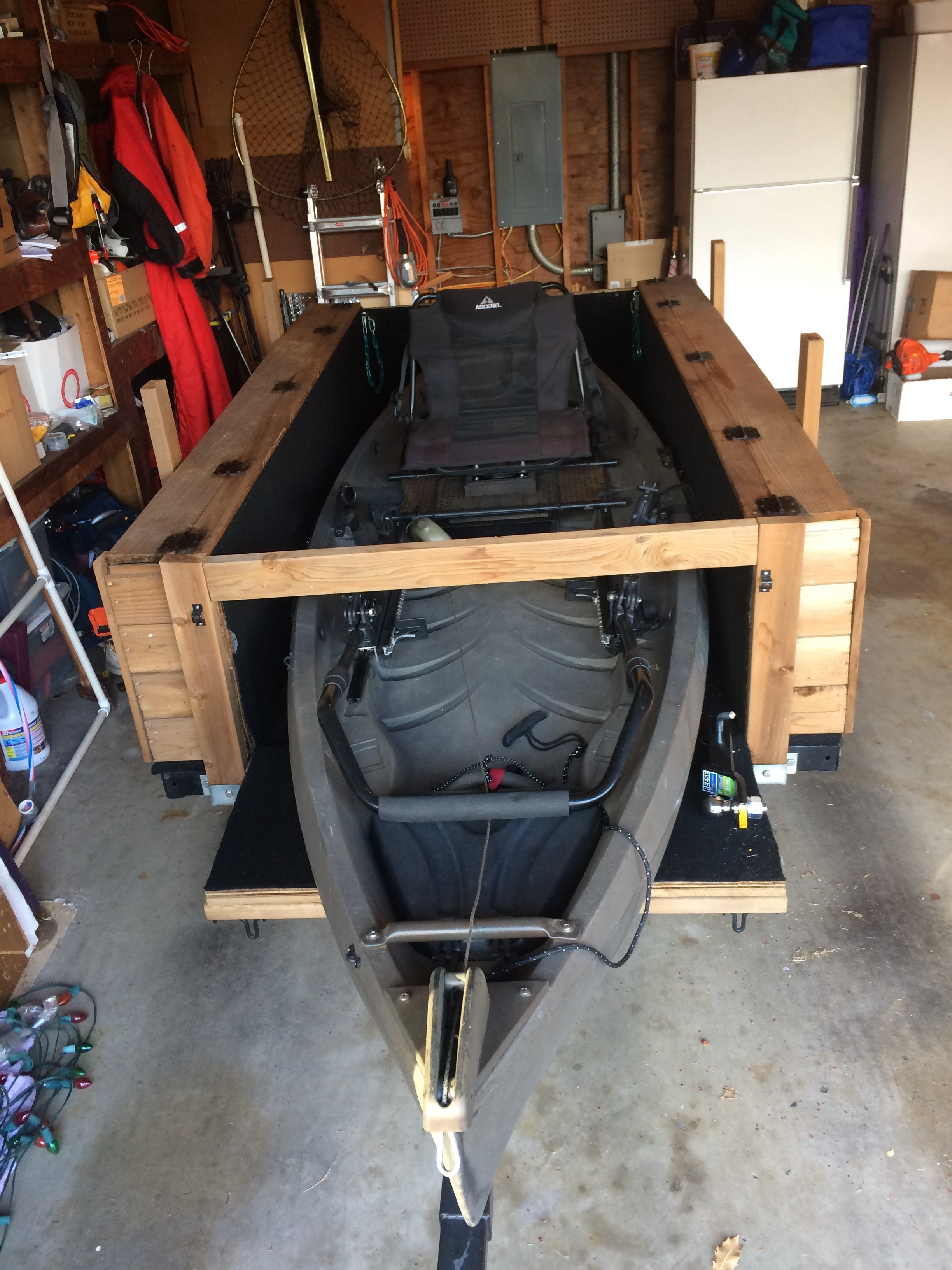 FS - Nucanoe Frontier 12 Kayak setup for fly fishing