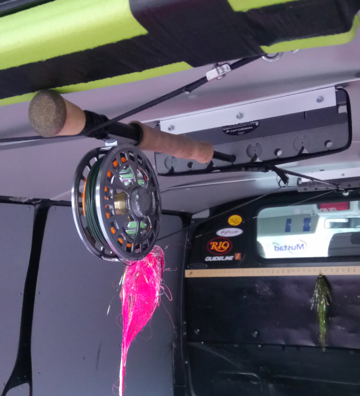 DIY rod rack in van!  Washington Fly Fishing Forum