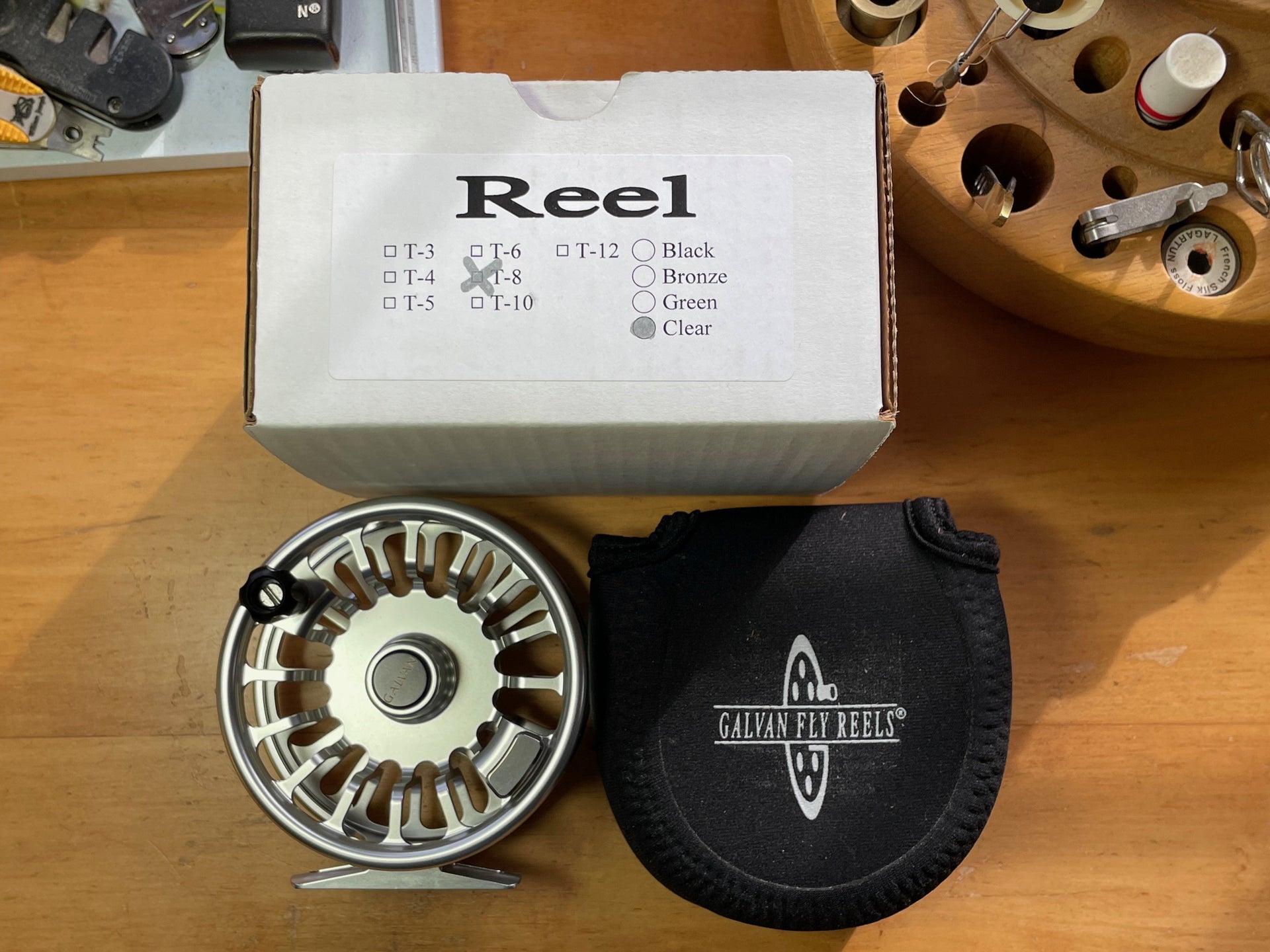 Galvan Torque T-8 Fly Reel and Two T-8 Spare Spools