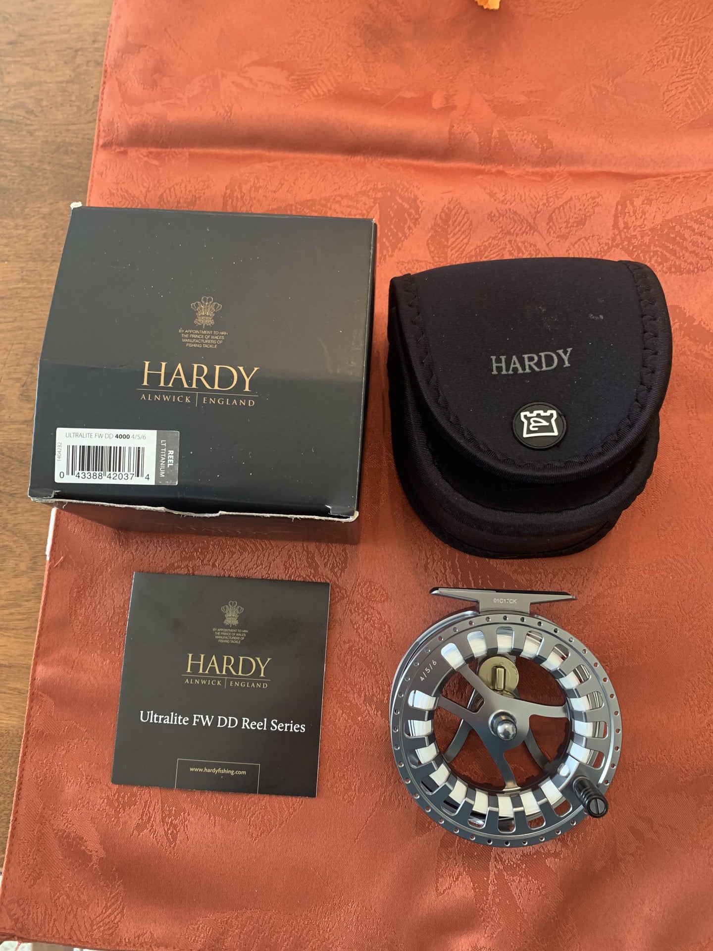 NEW Hardy Ultralite FWDD 4000 4/5/6 fly reel with backing