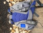 Photograph Blue Luggage and bags Bag Electric blue